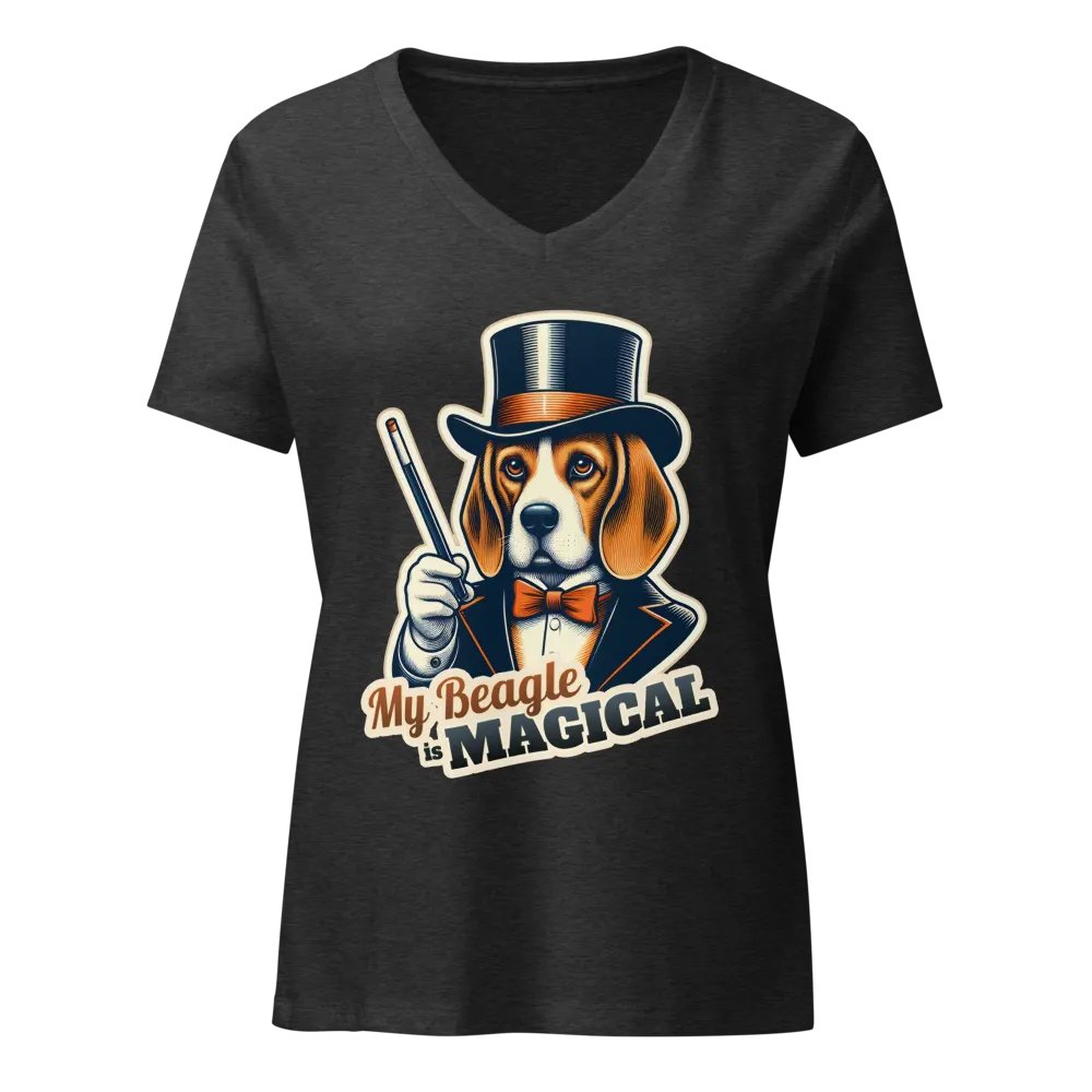 Magician Beagle - V-neck product image (3)