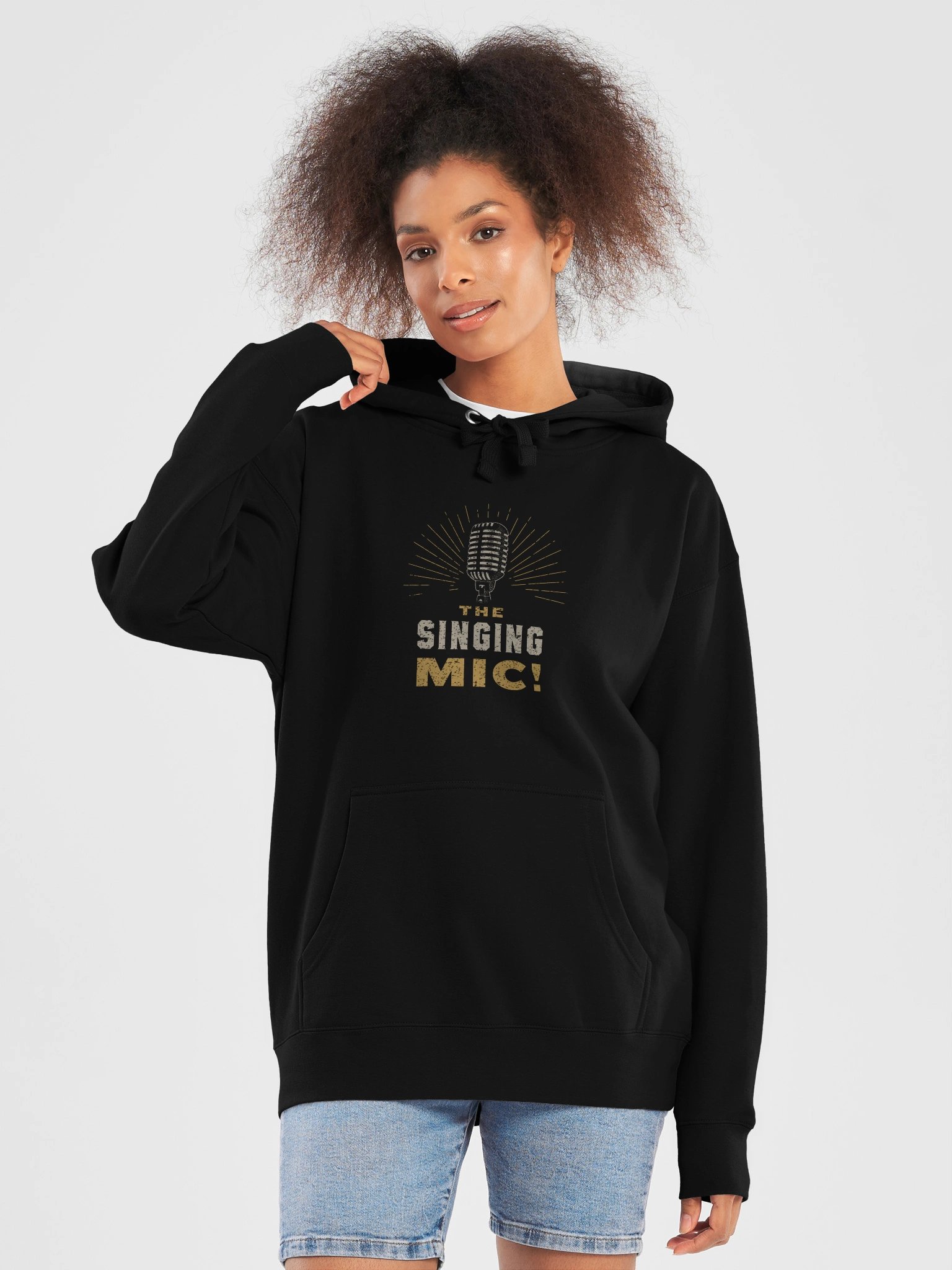 The Singing Mic! Premium Hoodie product image (5)