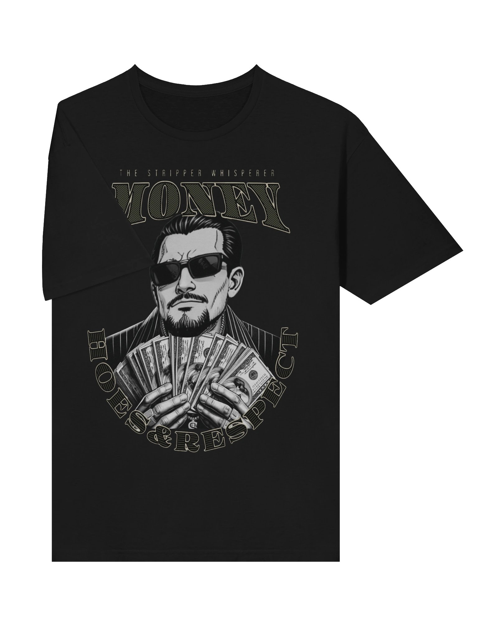 money hoes and respect shirt product image (23)