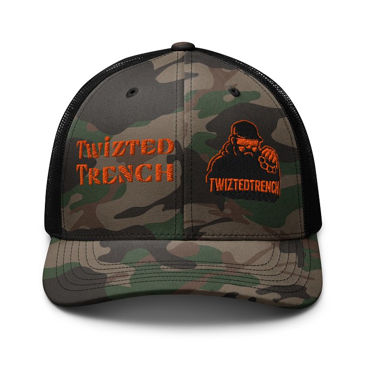 TwiztedTrench Camo Cap with Attitude product image (1)