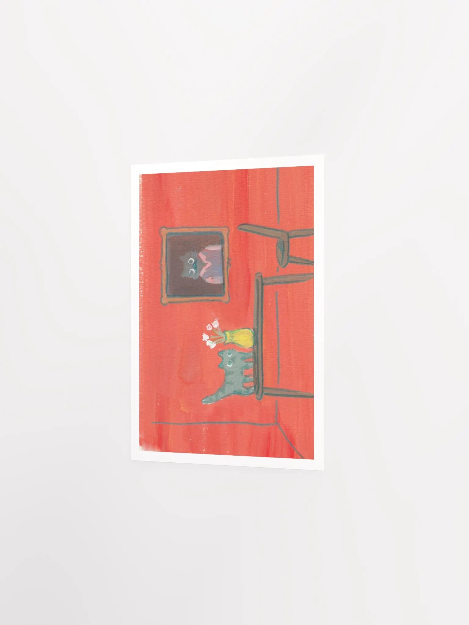 Tabby Cat Art Print product image (3)