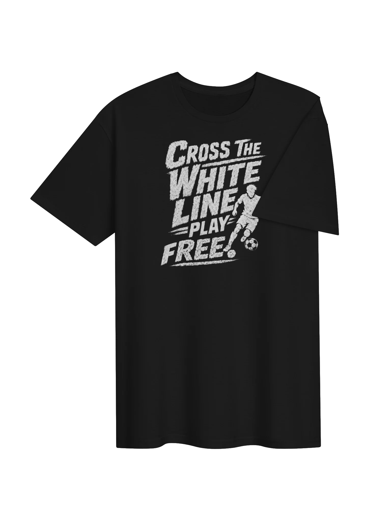 Cross the White Line Soccer Graphic Tee product image (4)