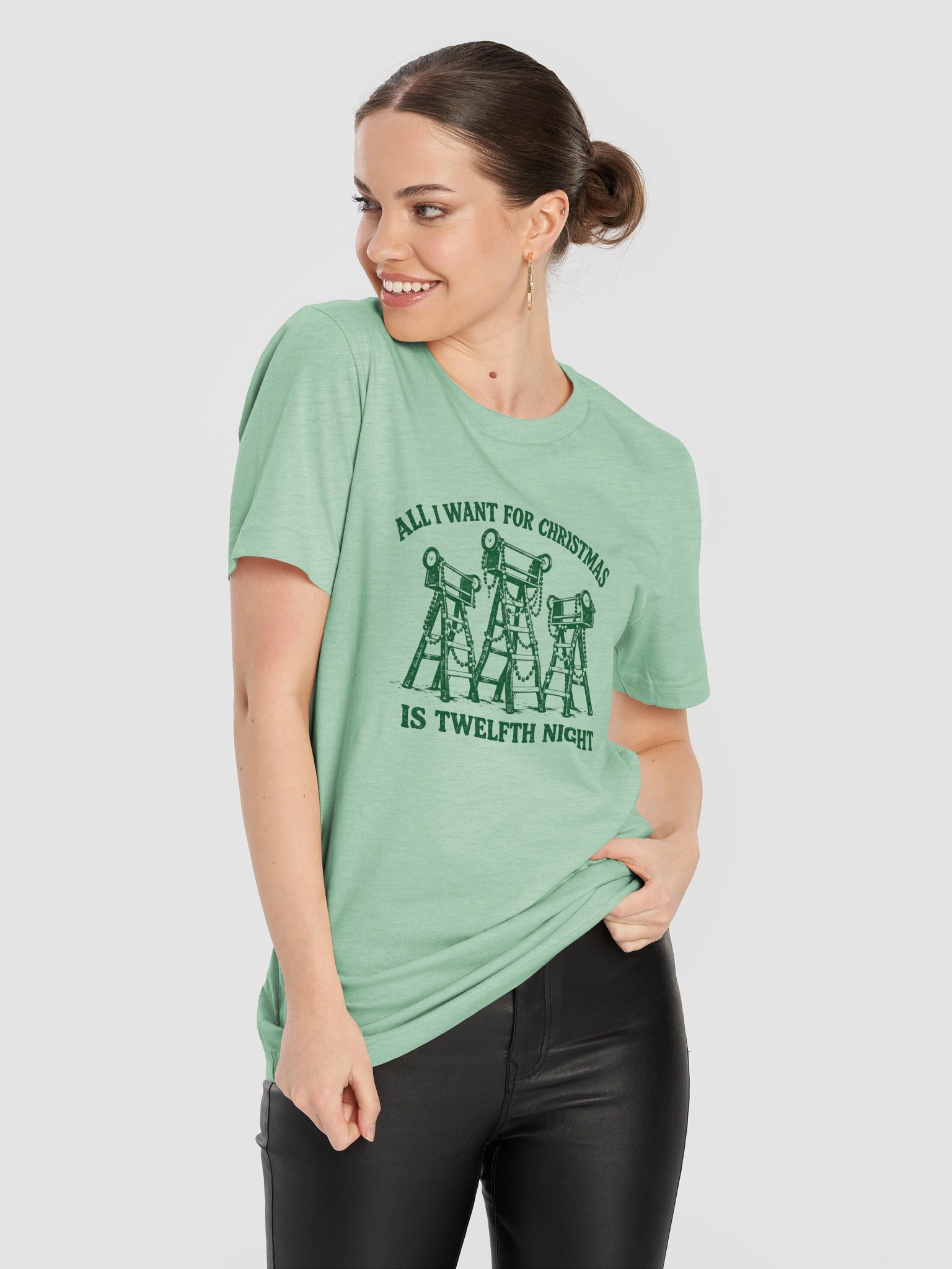 All I Want for Christmas Is Twelfth Night | New Orleans Holiday Unisex Shirt product image (58)