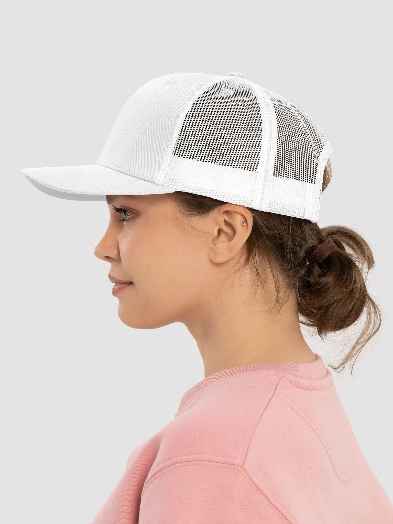 Embroidered Trucker Snapback Hat product image (30)