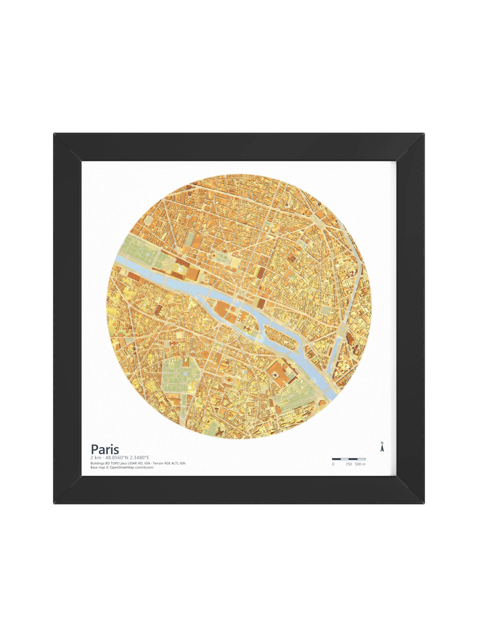 Paris: 3D City Map product image (1)