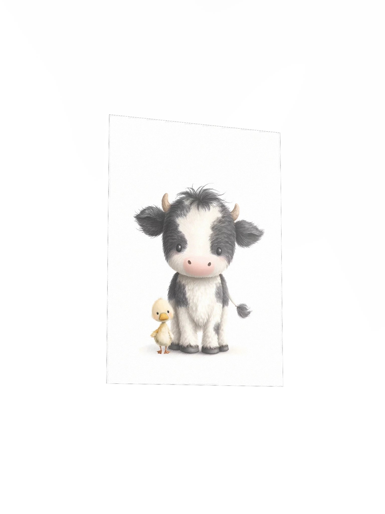 Holstein Cow and Duck Farm Nursery Print product image (5)