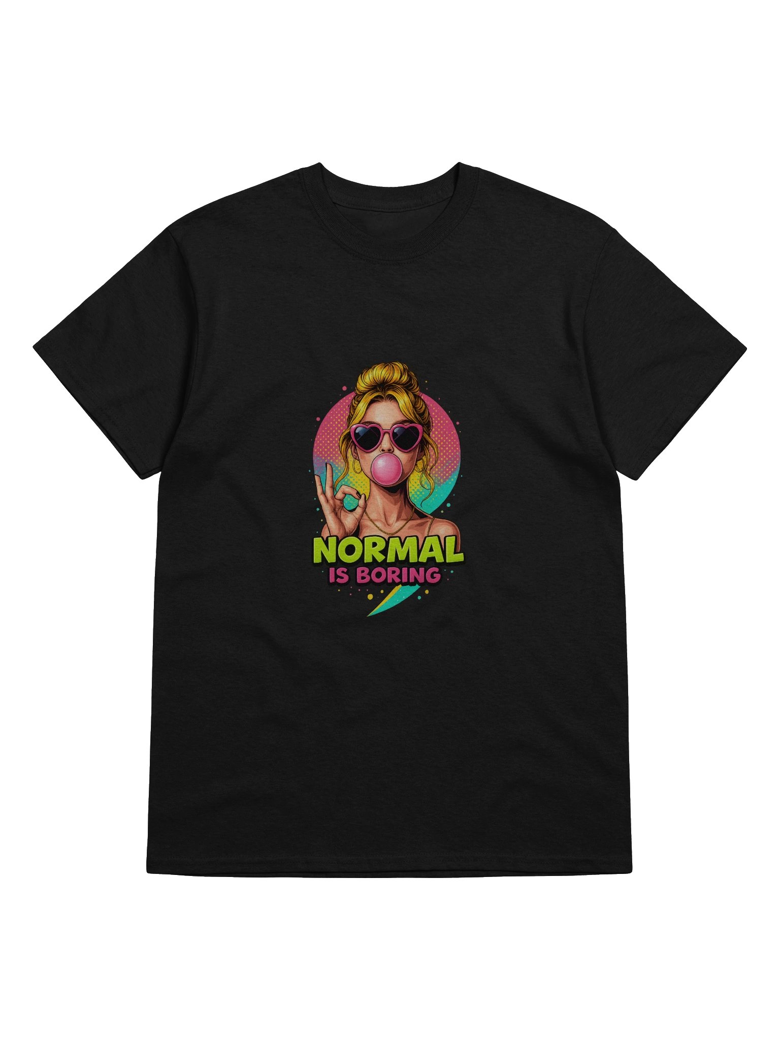 Pop Art 'Normal is Boring' Tee product image (4)