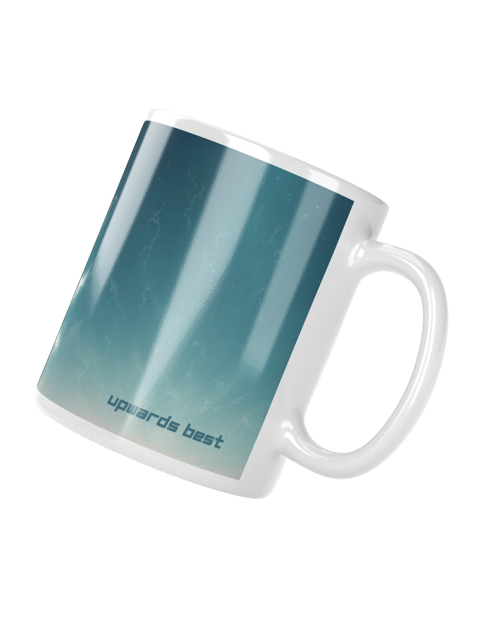 Reset. Reignite. Rise. Momentum Mug – Teal Bloom product image (6)