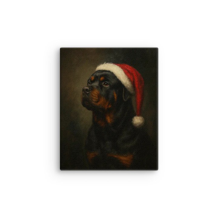 Santa Rottweiler Thin Canvas product image (3)