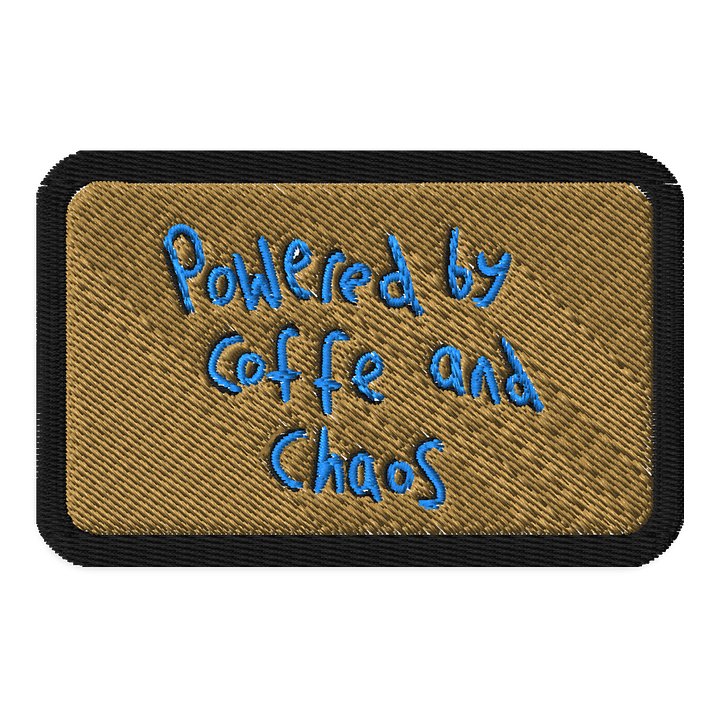 Powered By Coffee And Chaos patch product image (1)