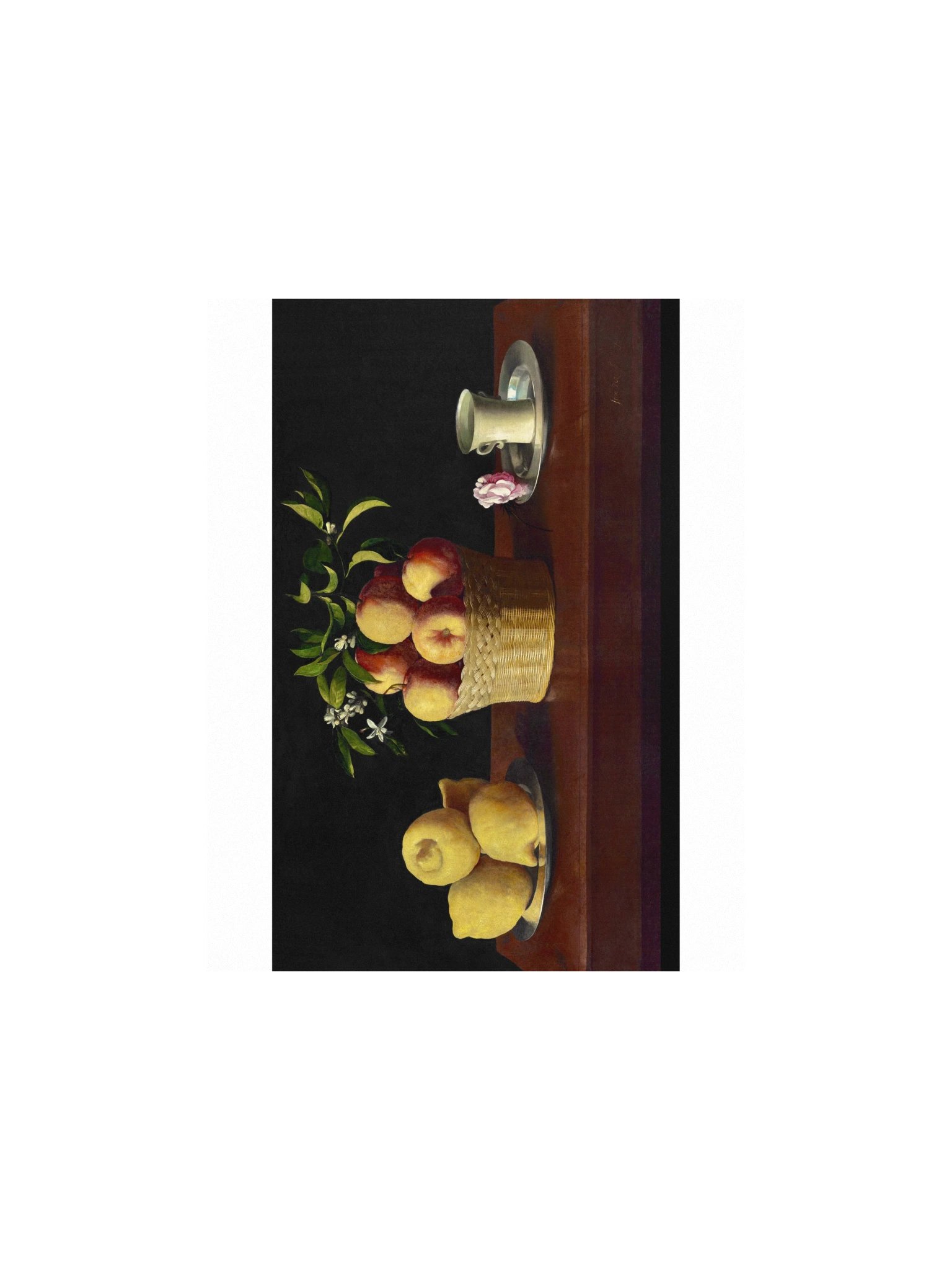 Still Life with Lemons, Oranges and a Rose — Small Poster product image (1)