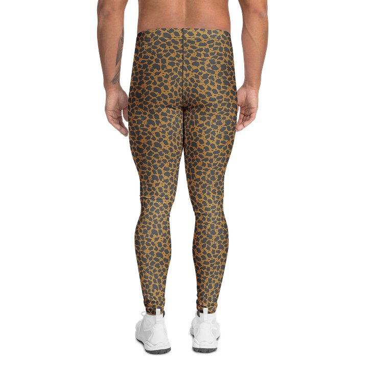 Retro Leopard Print Men's Leggings for Active Wear product image (2)