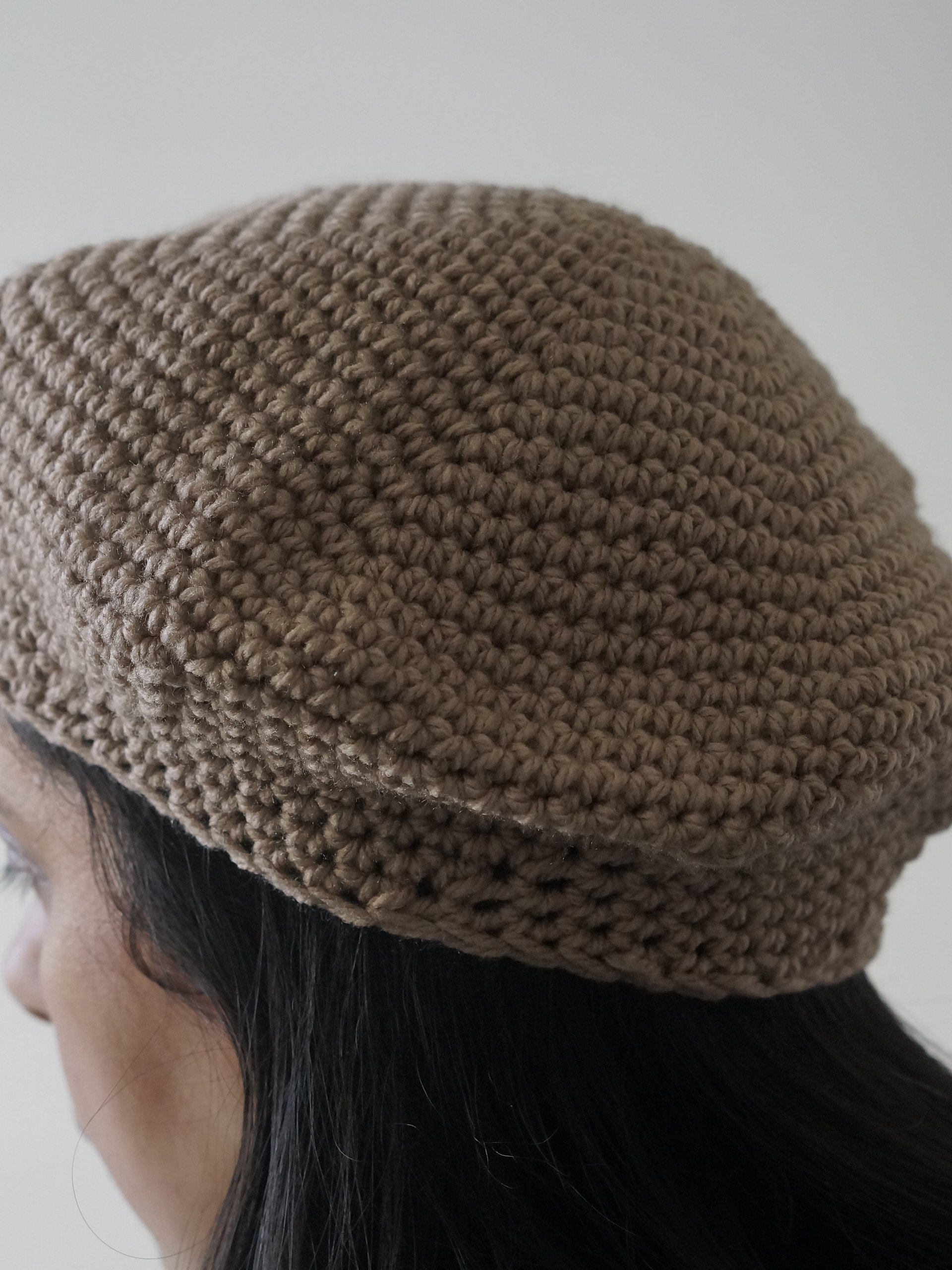 Single crochet beret crochet pattern product image (4)