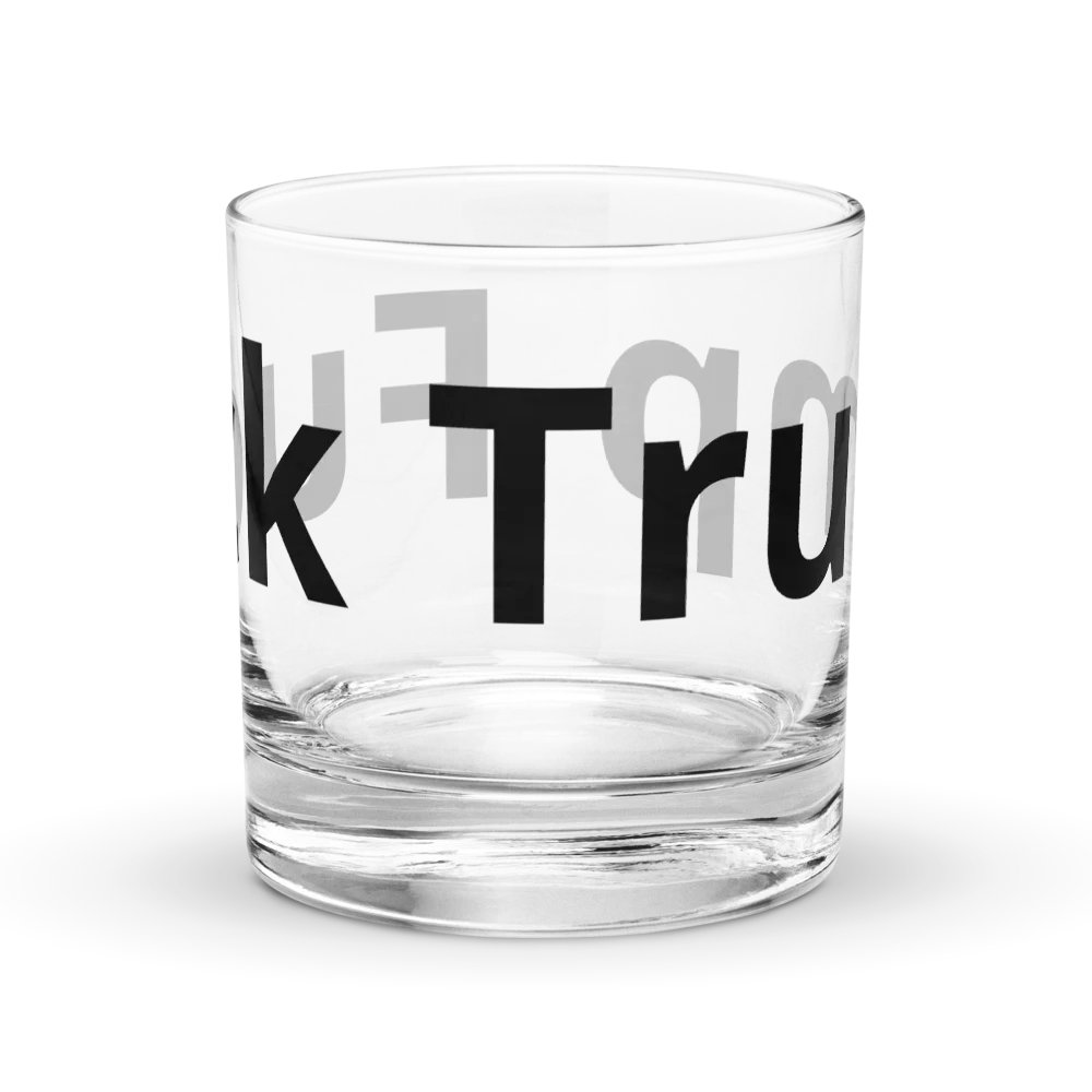 Fuck Trump - Chromatic Rocks Glass product image (1)