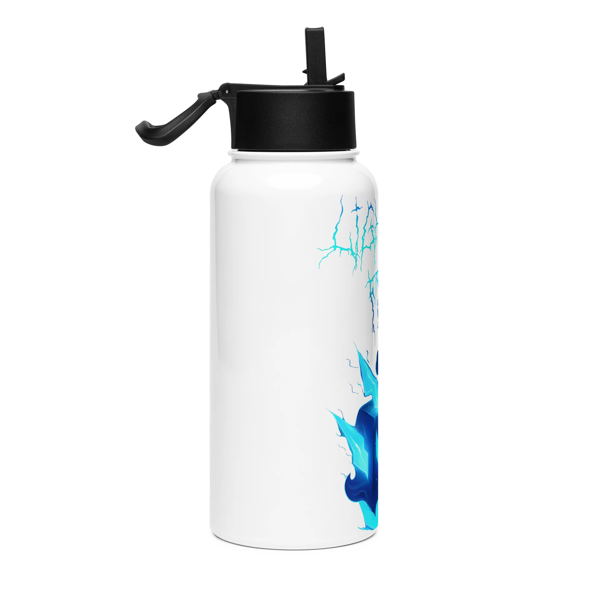 Lightning Fruit Blox Fruits Gamer Stainless Steel Water Bottle With Straw Gift For Kids product image (4)