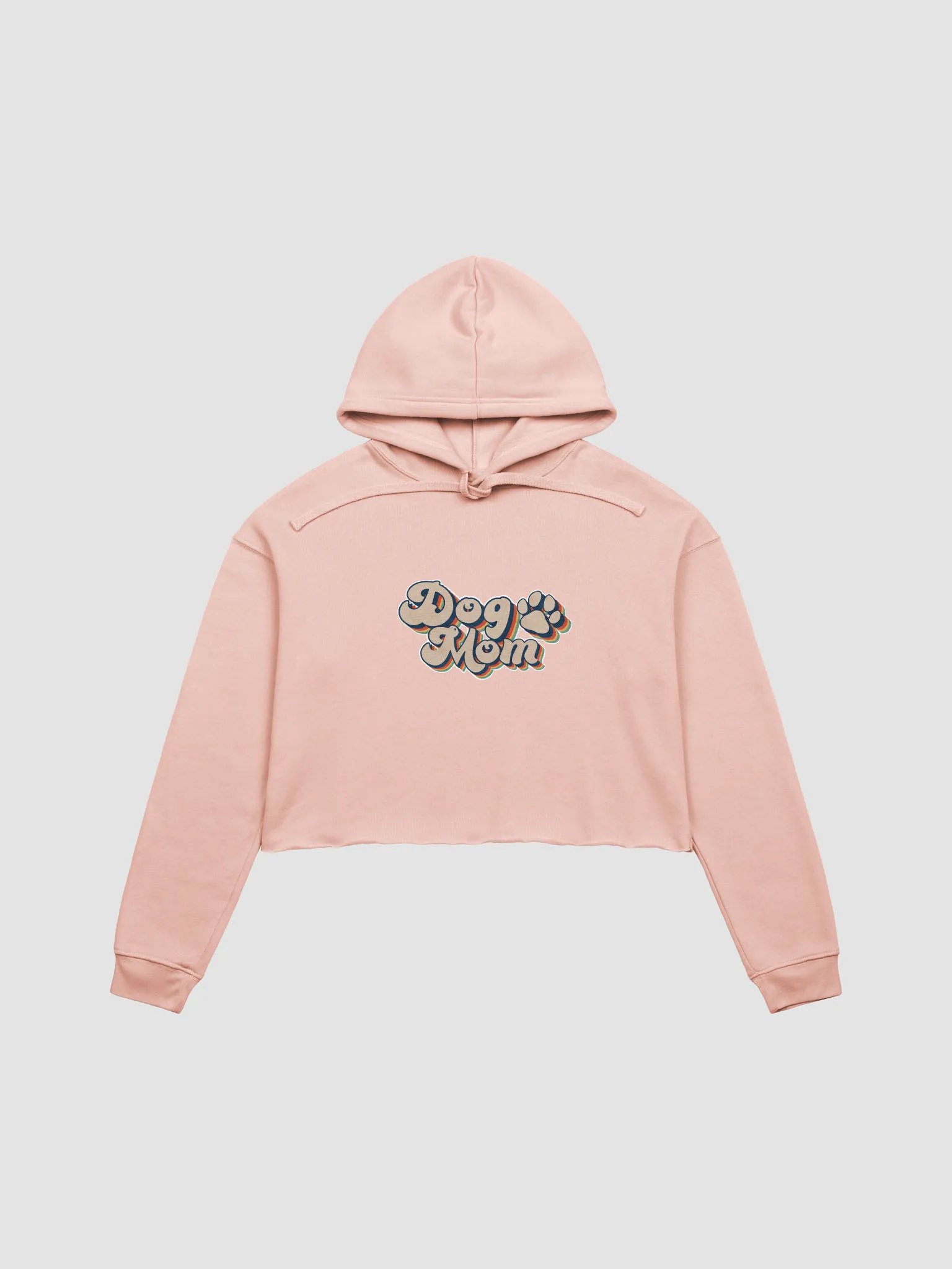 Dog Mom Cropped hoodie All colors - Large print product image (2)