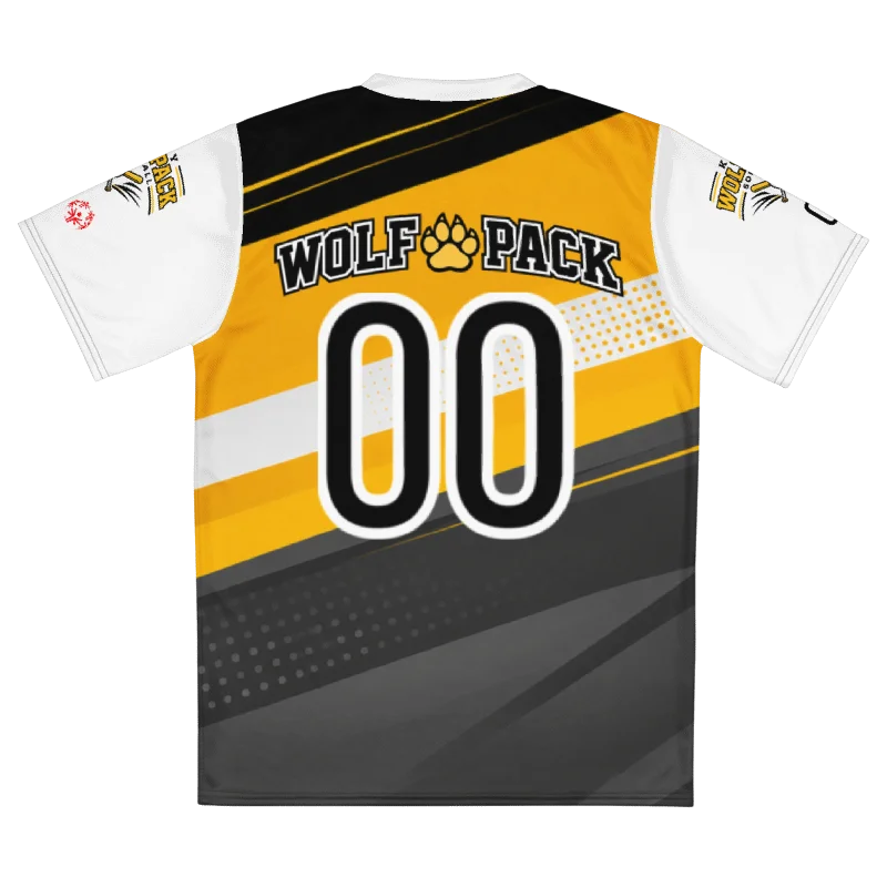 KWP White Sleeve SOTX Softball Numbered Athlete Jersey product image (1)