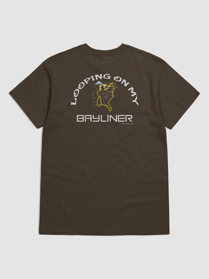 Looping On My Bayliner - T-Shirt - Dark Shirt w/White Logo product image (1)