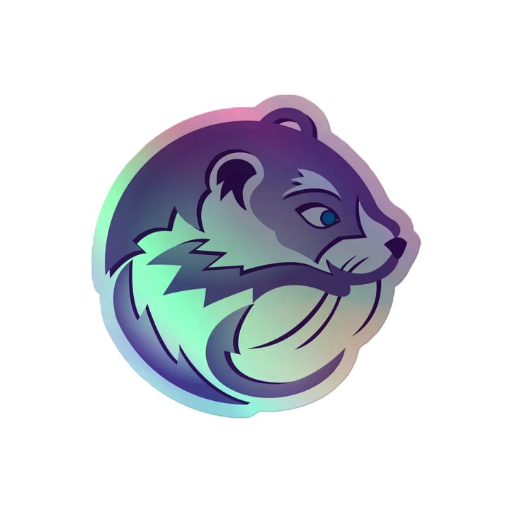 DJ Weasel 2025 Edition Holographic Sticker product image (2)
