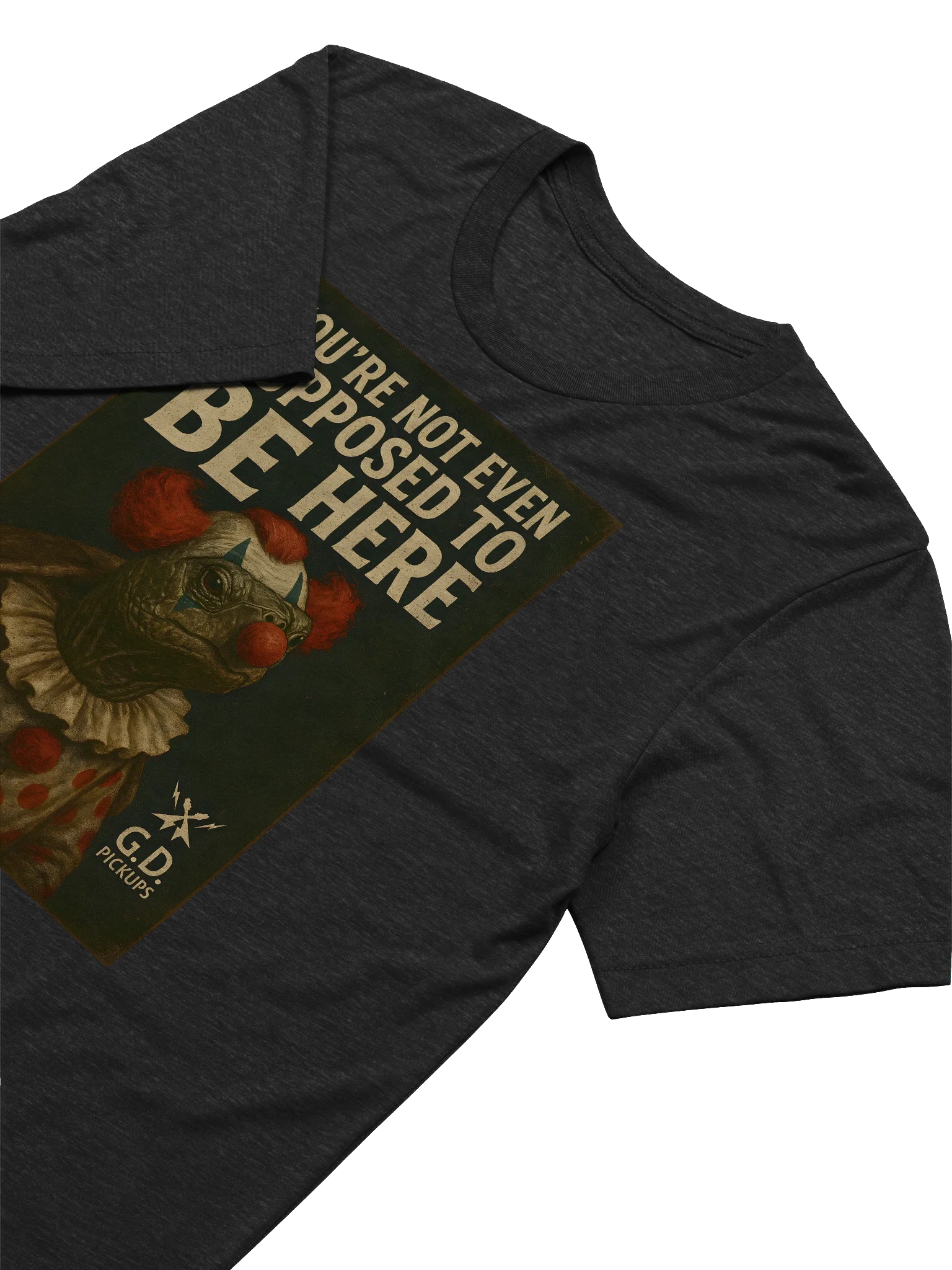 LIMITED EDITION: G.D. Pickups “Clown Turtle” Artwork Short Sleeve Tri-Blend product image (6)