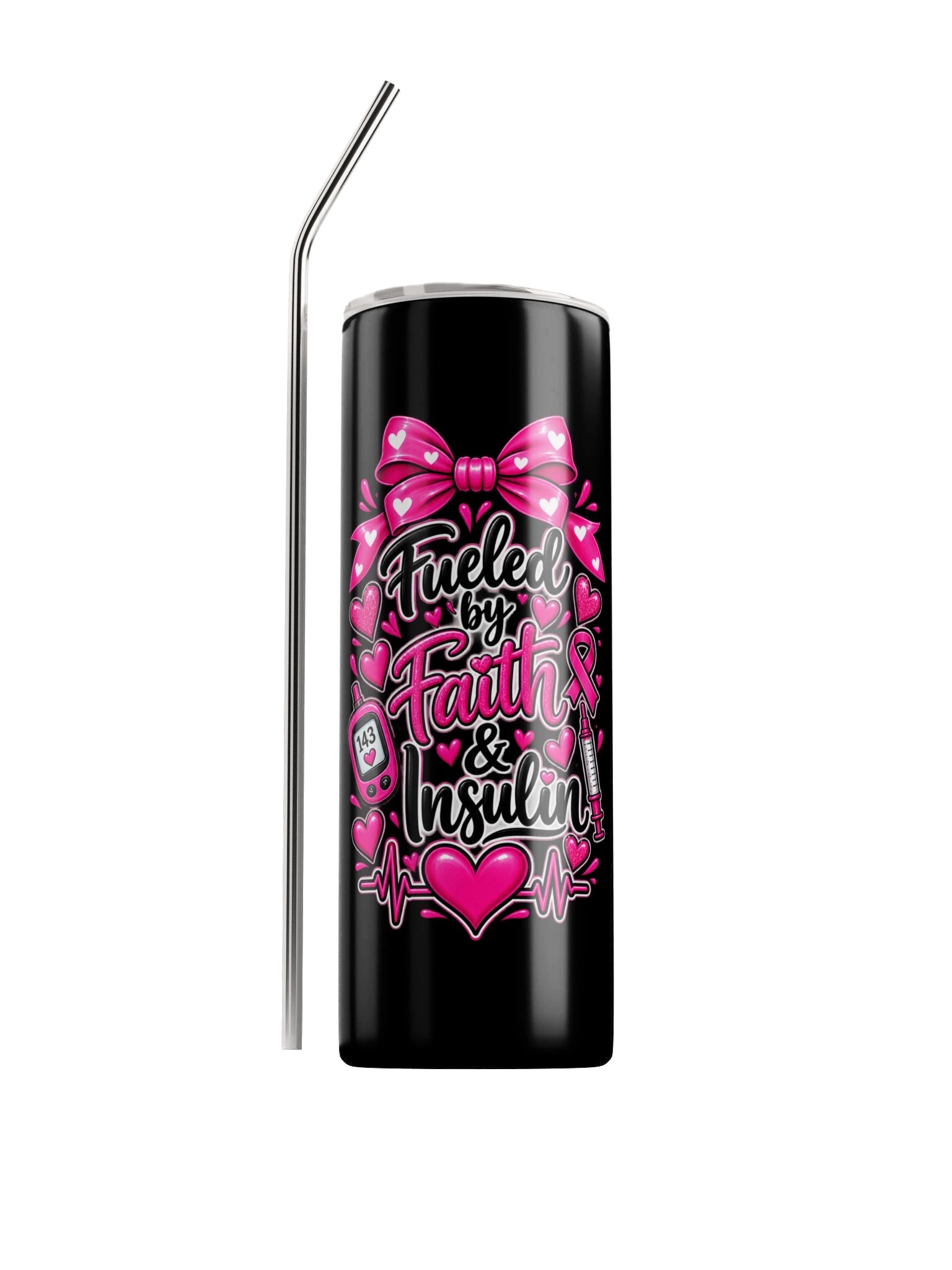 Fueled by Faith & Insulin Tumbler product image (1)