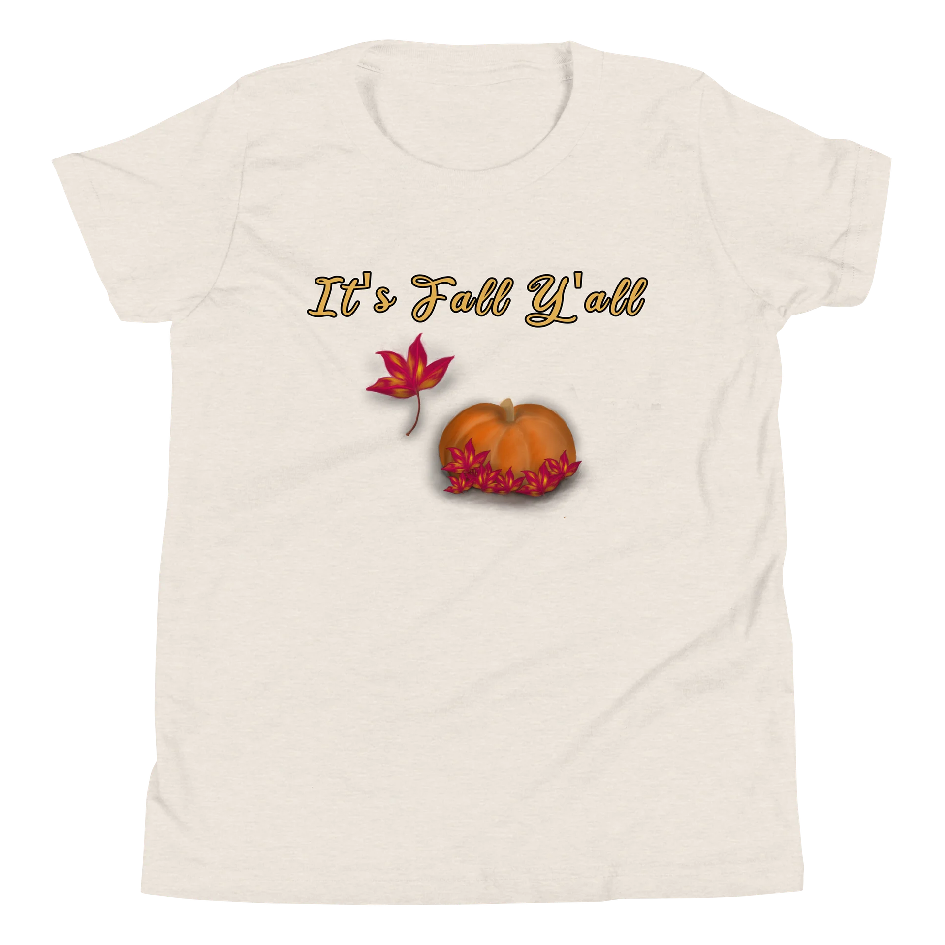 "It's Fall Y'all" T-Shirt. Youth Short Sleeve T-Shirt - Bella+Canvas product image (1)