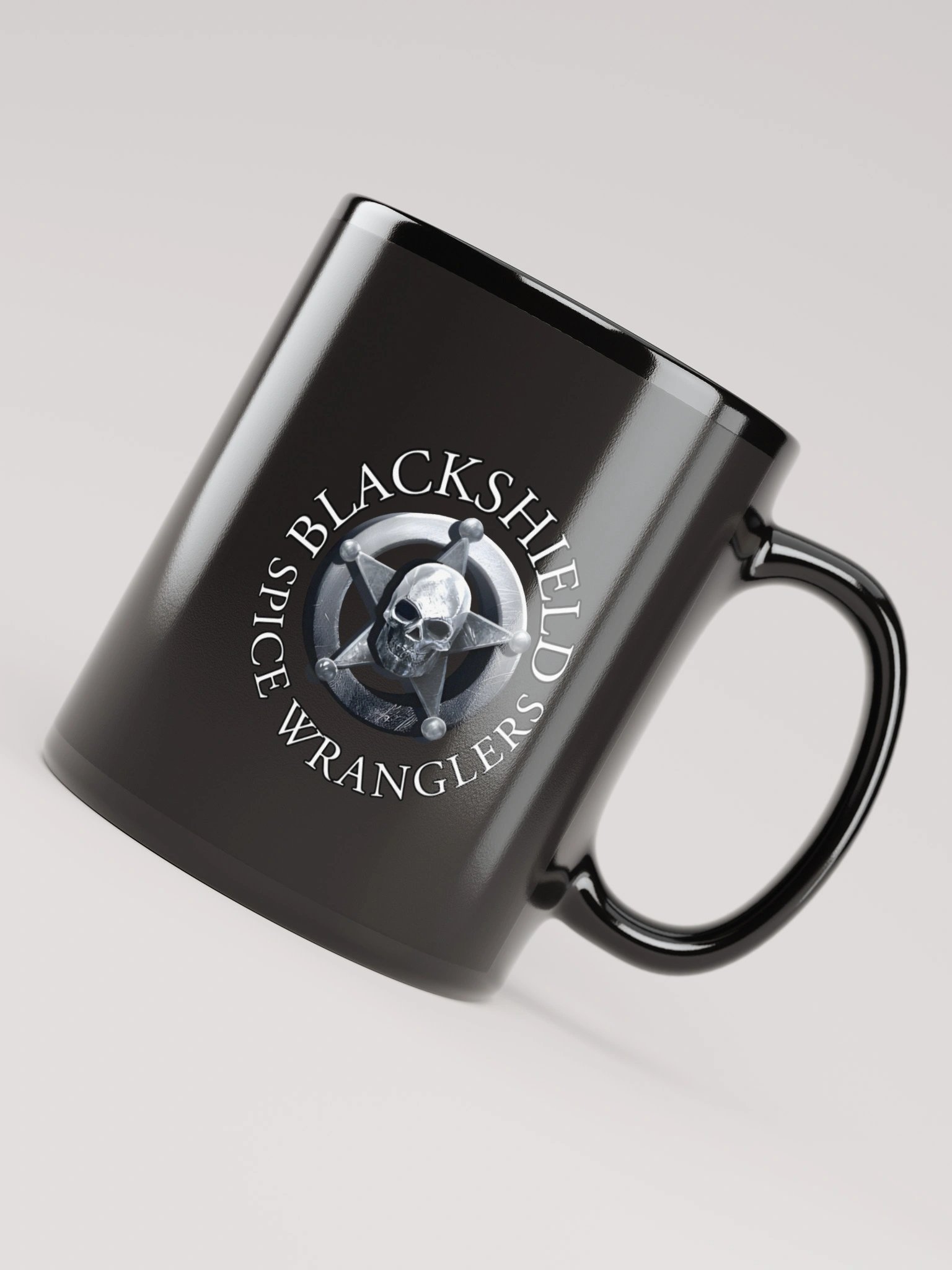 WORMINAL Black Glossy Mug product image (7)