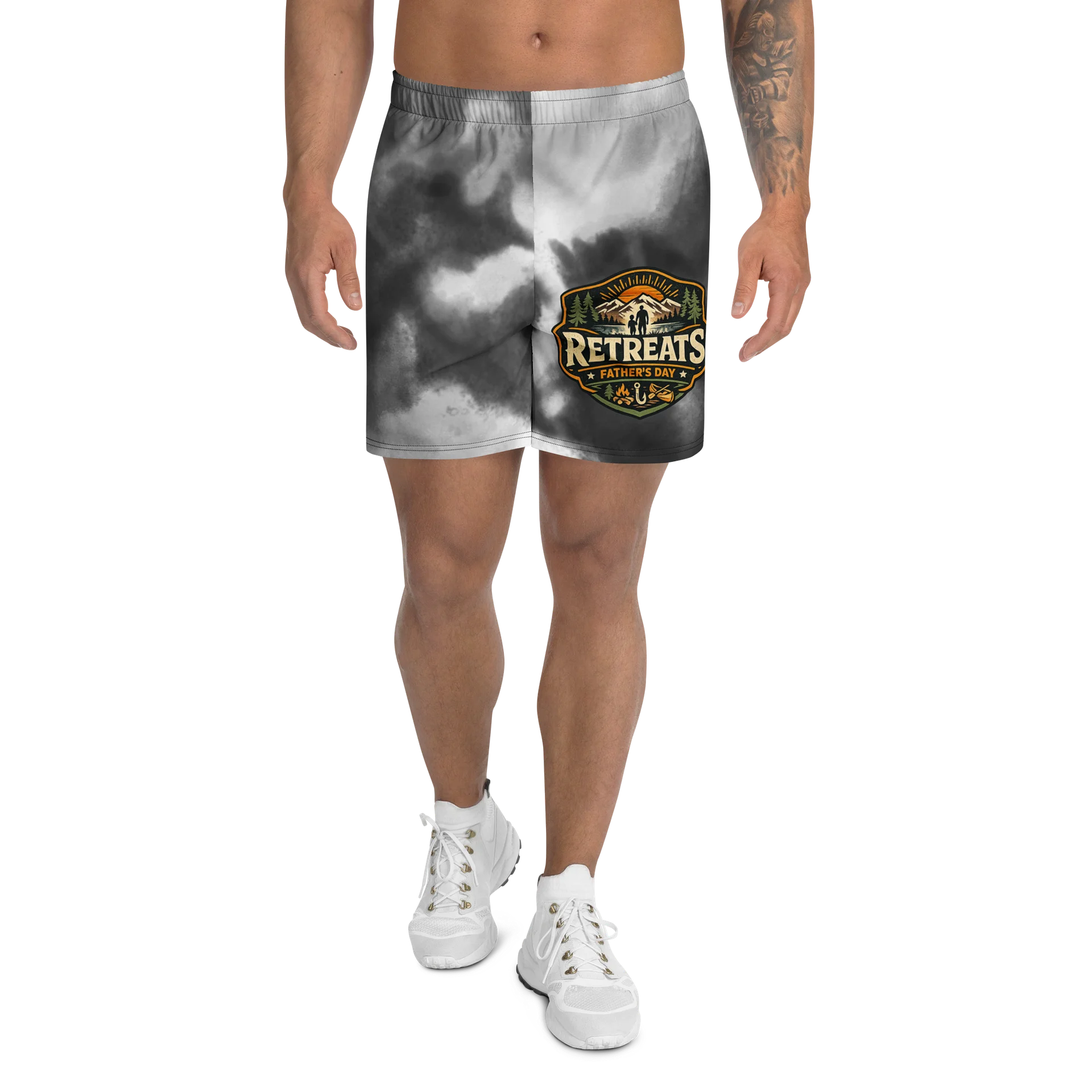 All-Over Print Athletic Long Shorts product image (1)