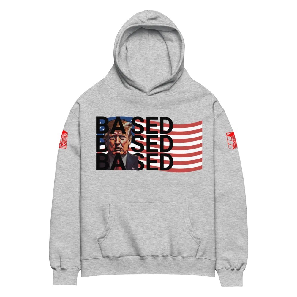 BASED American Flag Mugshot + Bold Letters ~Sweater 1~ product image (3)