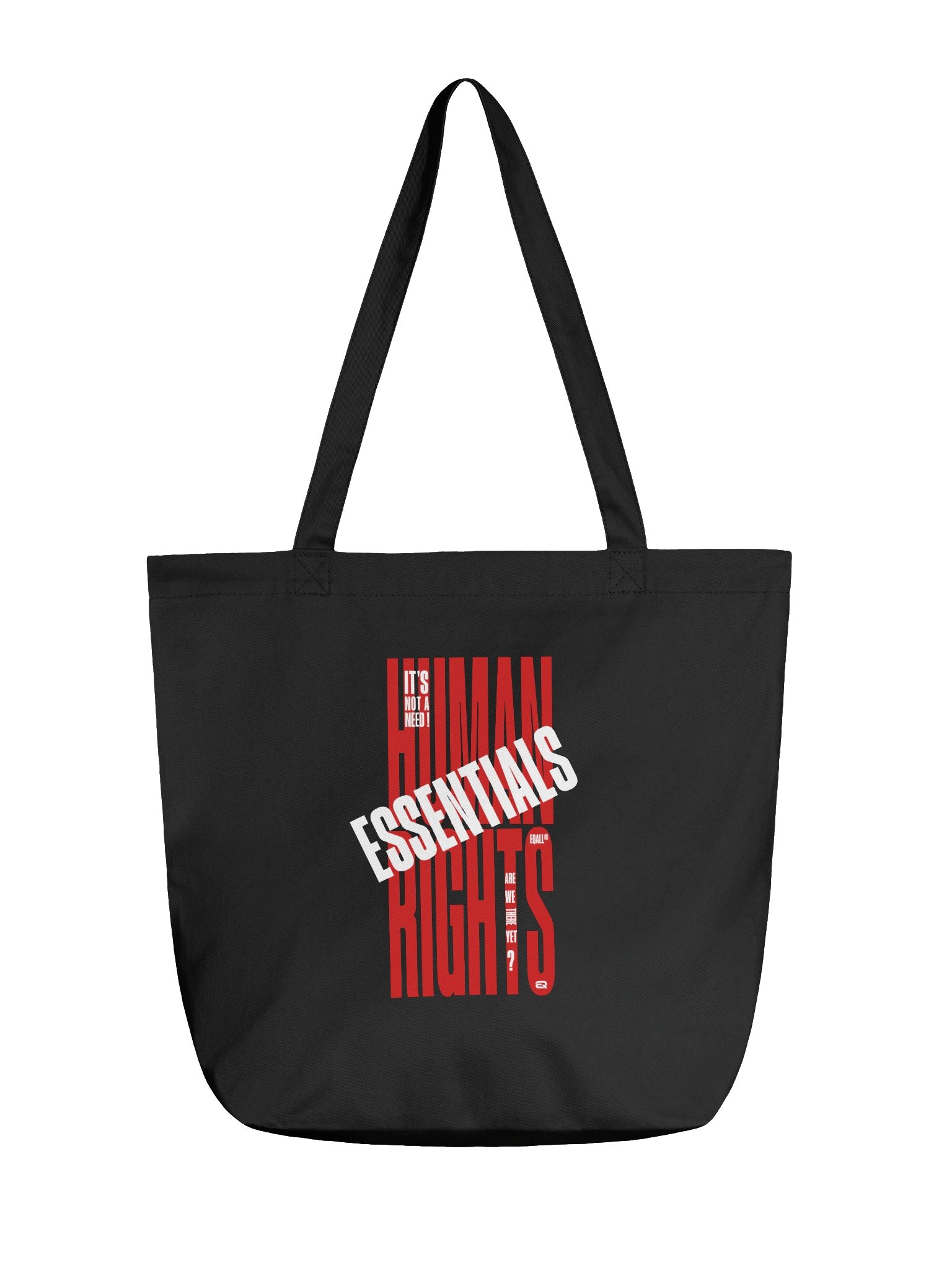 EQALL® Essentials Human Rights Matter Eco Tote-Bag_Red / White product image (2)