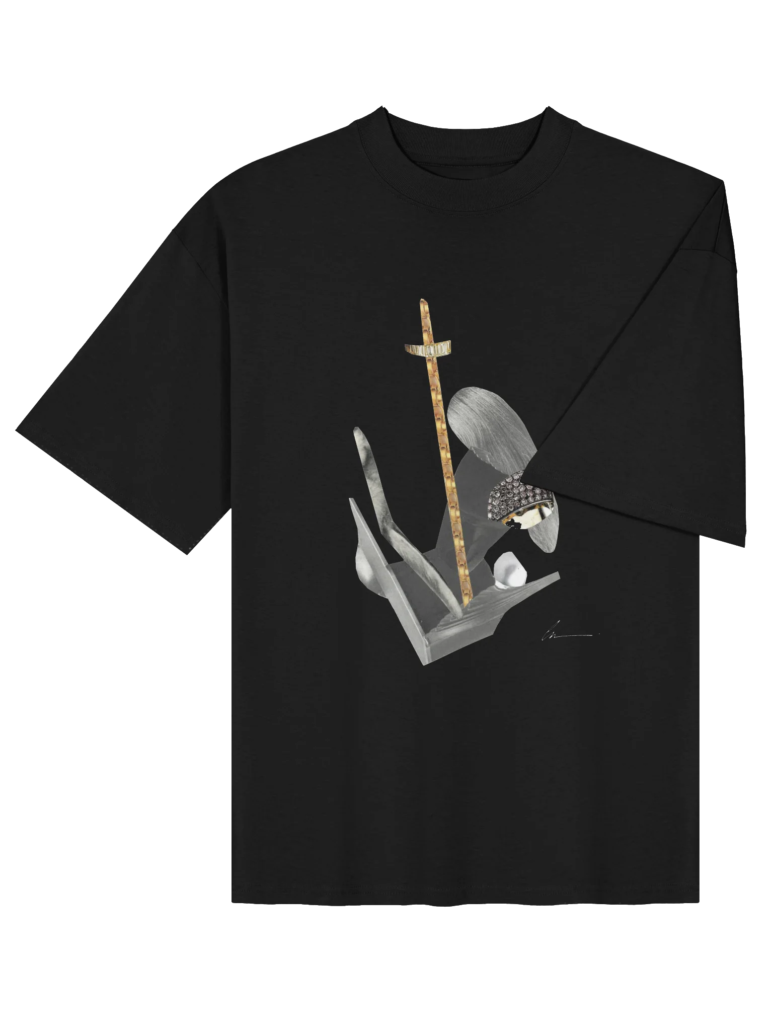 004 RISE UNISEX OVERSIZED T-SHIRT BK 26 product image (4)