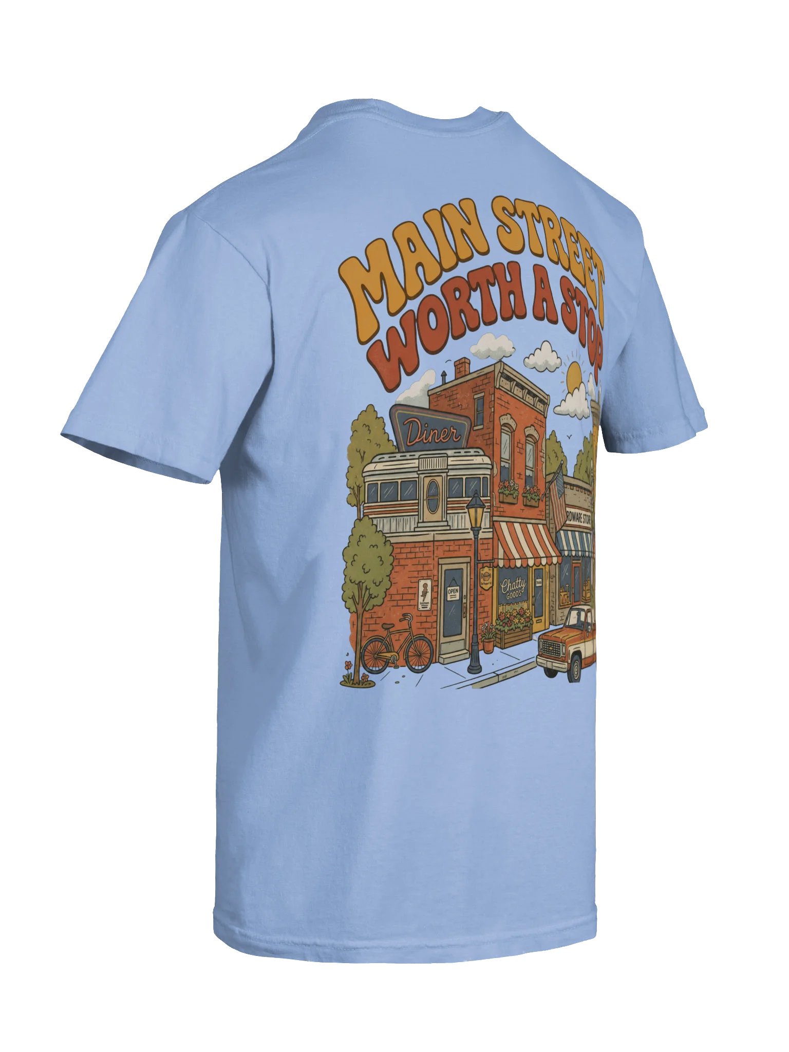 Main Street is Worth a Stop Tee | Americana Collection product image (9)