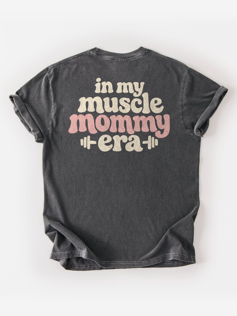In My Muscle Mommy Era Oversized Gym Tee | Pump Cover product image (1)