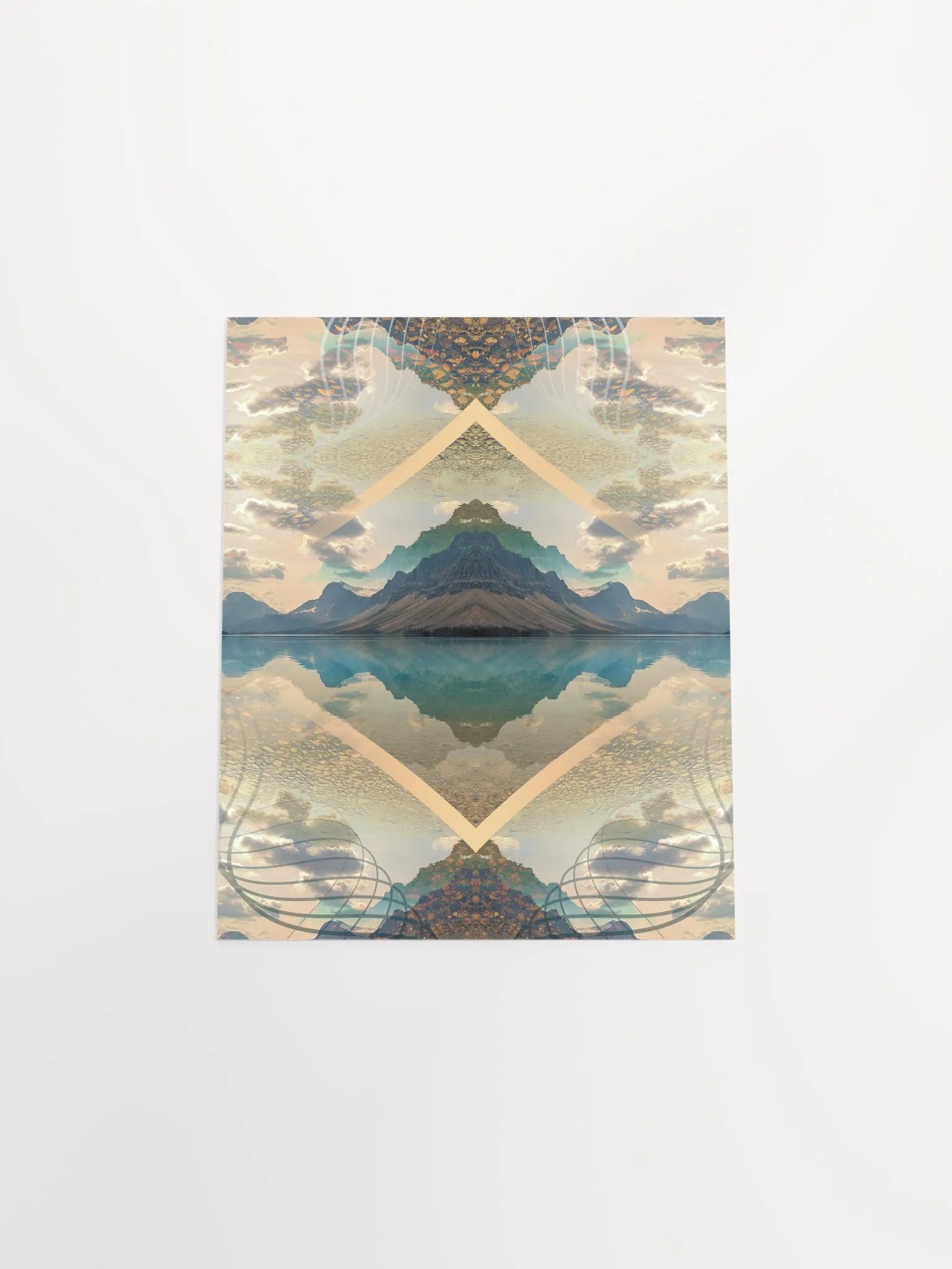 Geometric Art Print - Reflections (Original) product image (10)