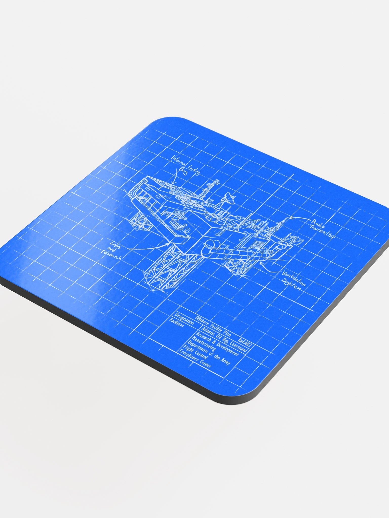 America Rising Blueprint Coaster - The Oil Rig product image (4)