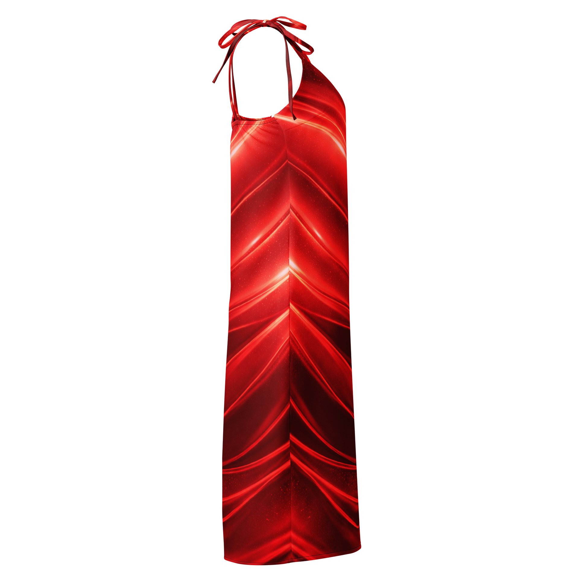 LetshyGo Red midi dress with a front side slit product image (5)