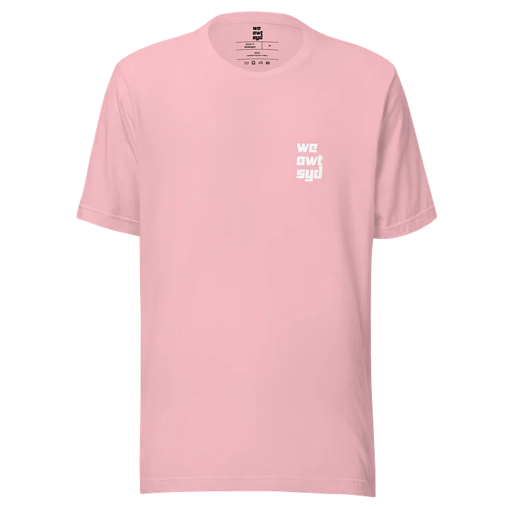 WeOwtsyd Premium T-Shirt - Chest Logo - Pink product image (1)