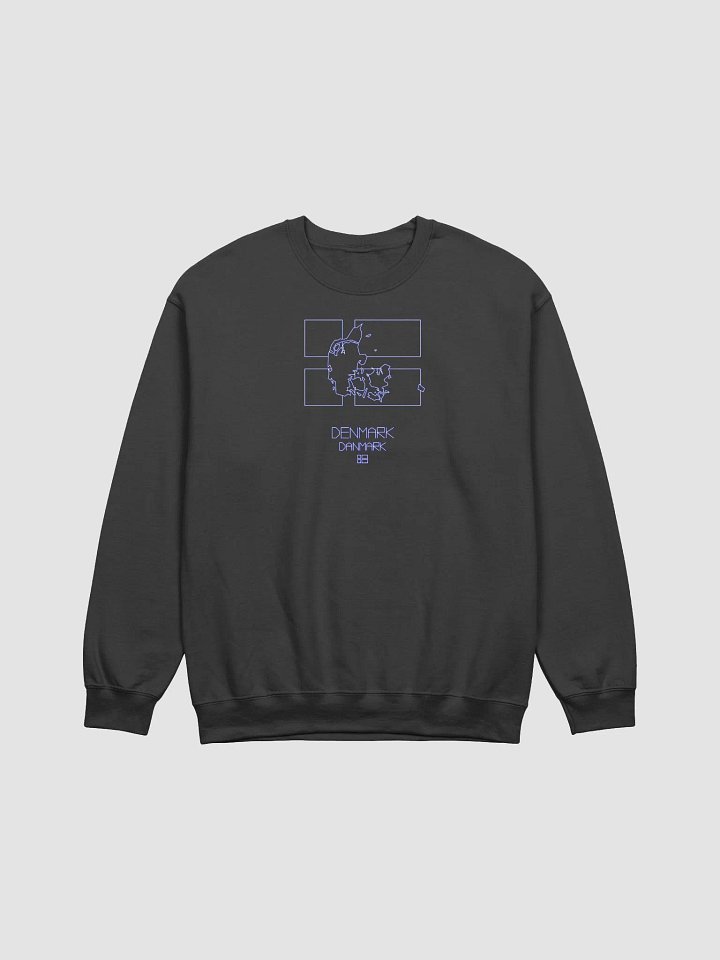 Arcade Vector Wireframe Map of Denmark Sweatshirt product image (1)