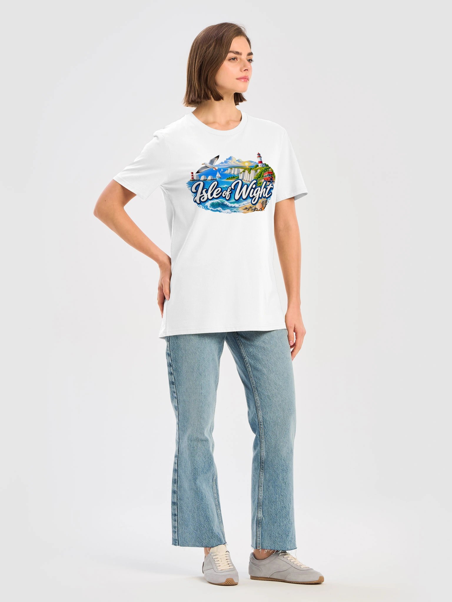Isle of Wight Scenic Unisex Organic T-Shirt product image (11)
