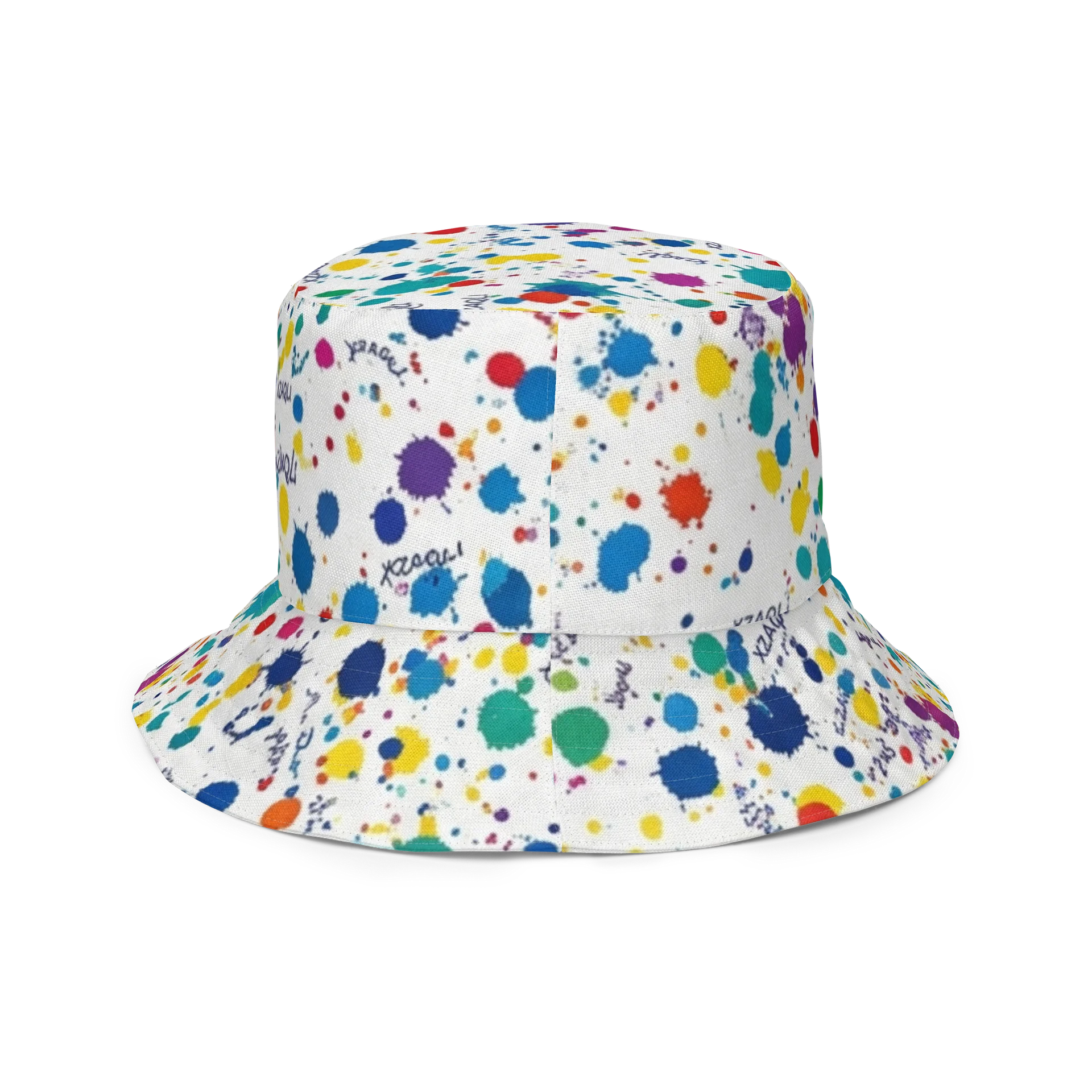 XZAQLI DripStream Bucket Hat (White) product image (4)