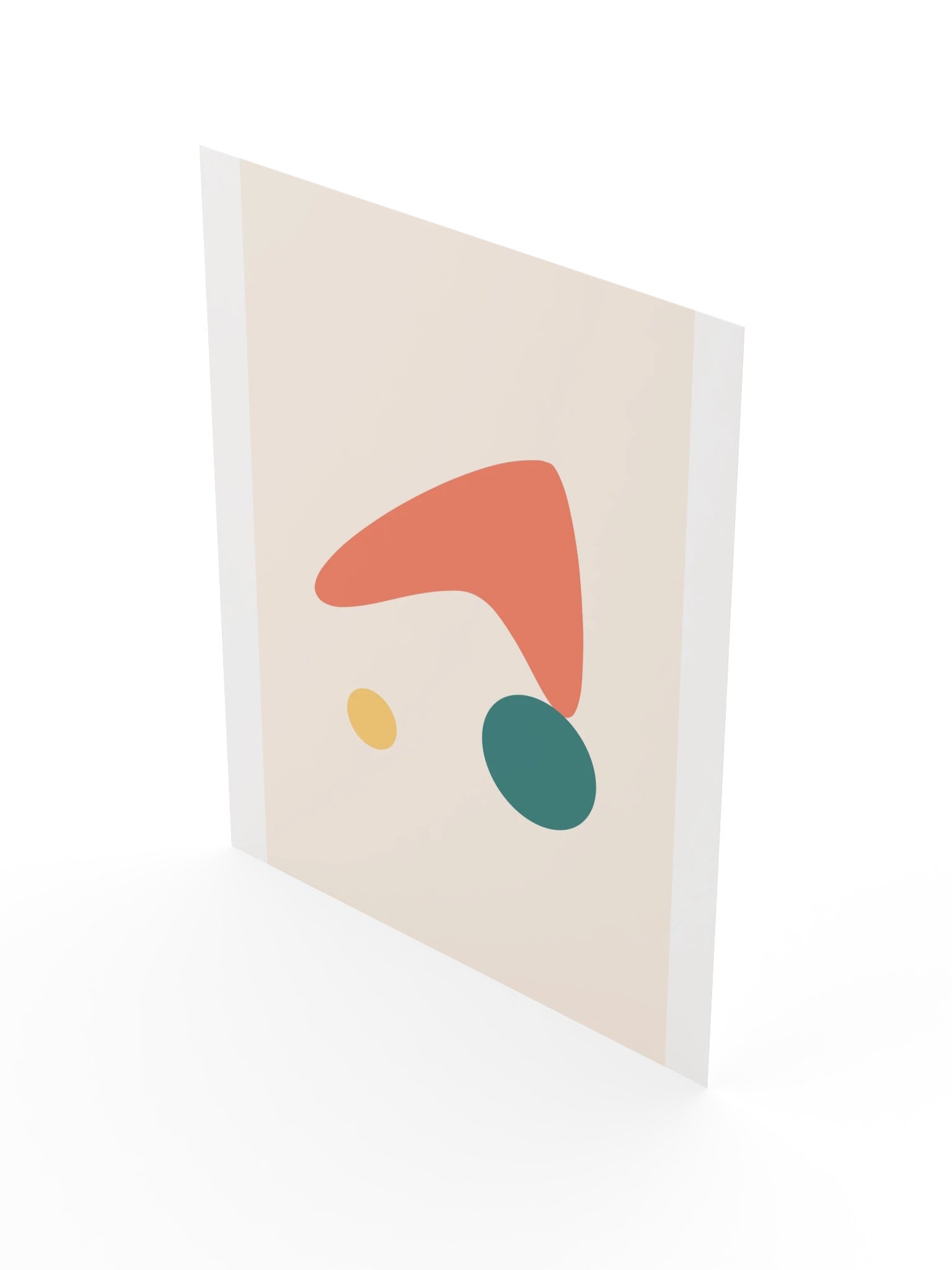 Coral Boomerang Print | Retro Bathroom Wall Art product image (5)
