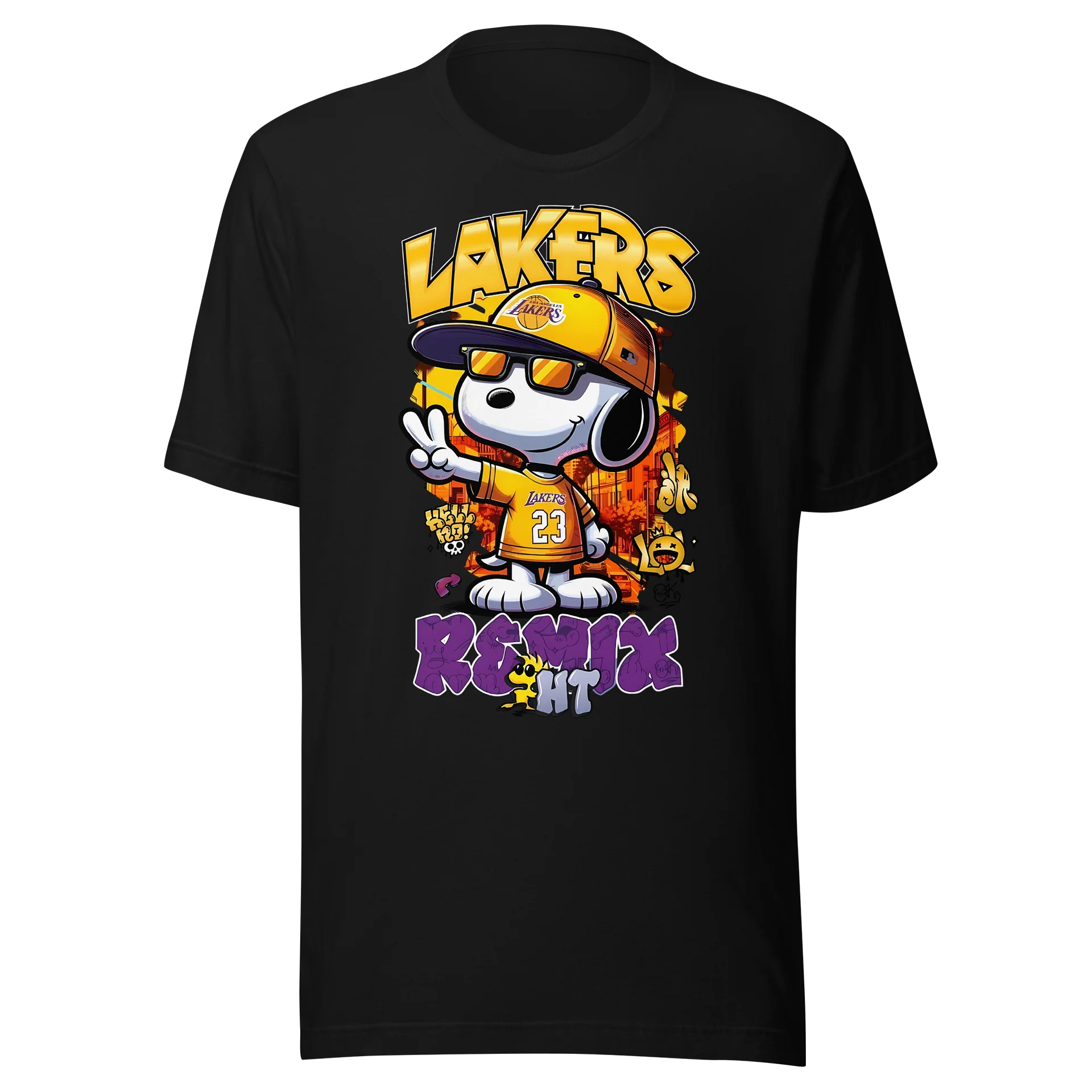 Lakers Remix Cartoon T-Shirt product image (2)