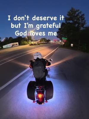 I don’t deserve His grace. I could never earn His love. But God loved me anyway. And He loves you too. ❤️ “While we were still sinners, Christ died for us.” — Romans 5:8 God, I’m just grateful for You. 🙏 #ChristianTikTok #JesusLovesYou #ChristianMotivation #MotorcycleTikTok #Faith