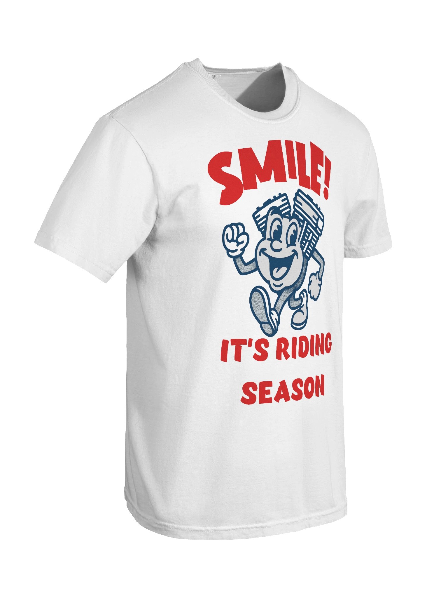 Throttle & Iron “Smile!” Tee — Riding Season Edition product image (8)