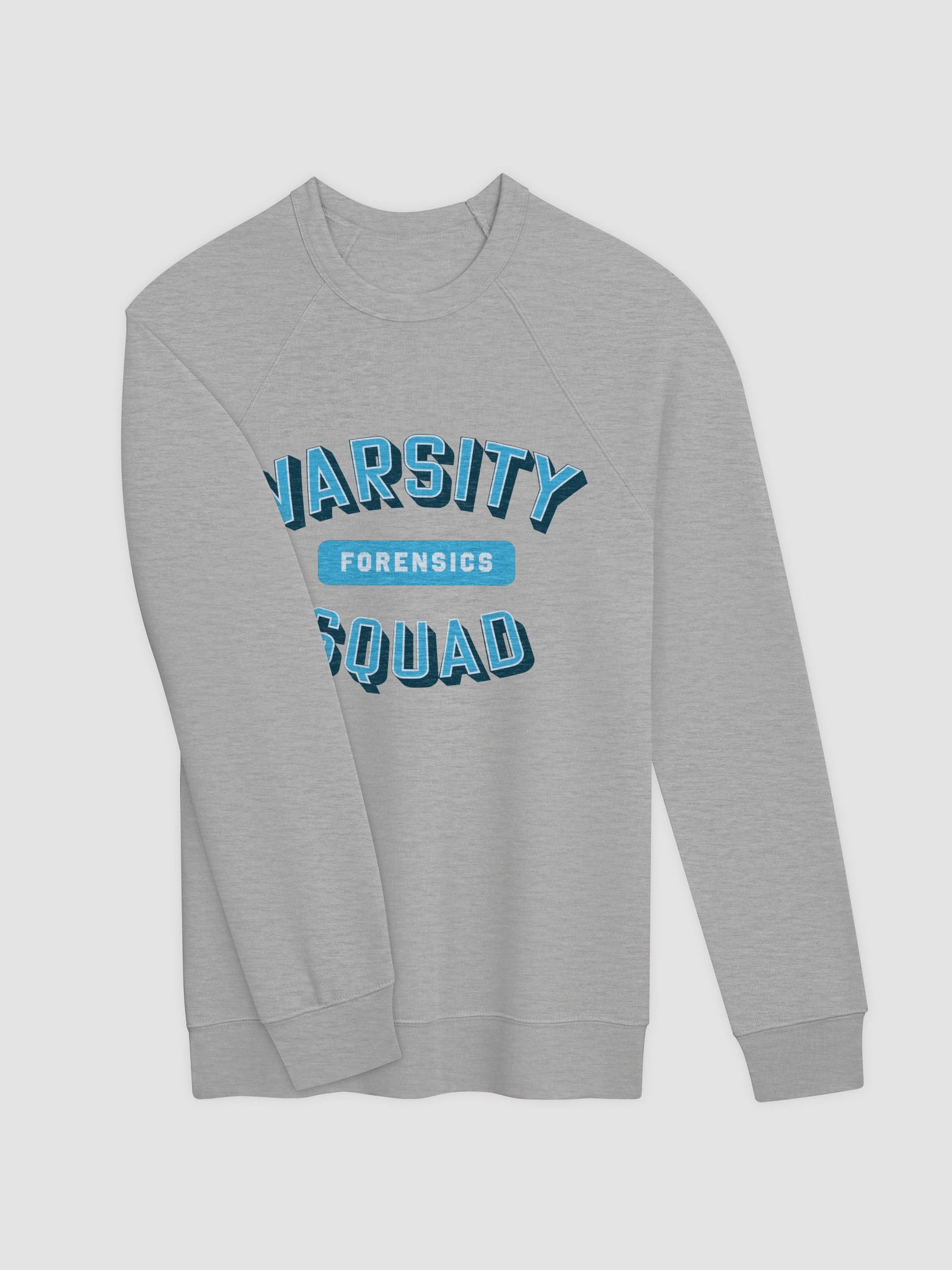 Varsity Forensics Squad Pullover Sweatshirt - Light Grey product image (3)