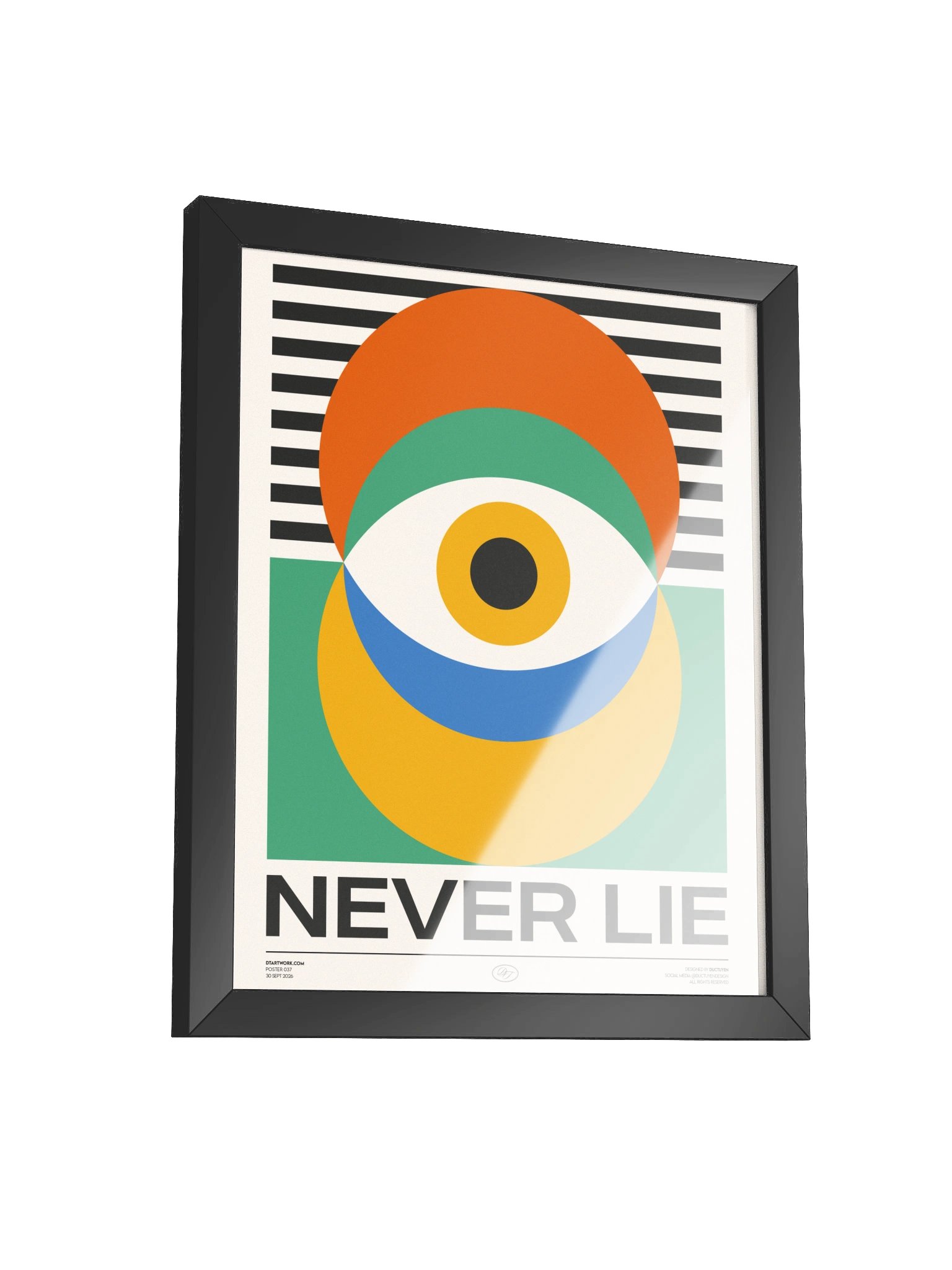 "Eyes Never Lie" Framed Poster product image (11)