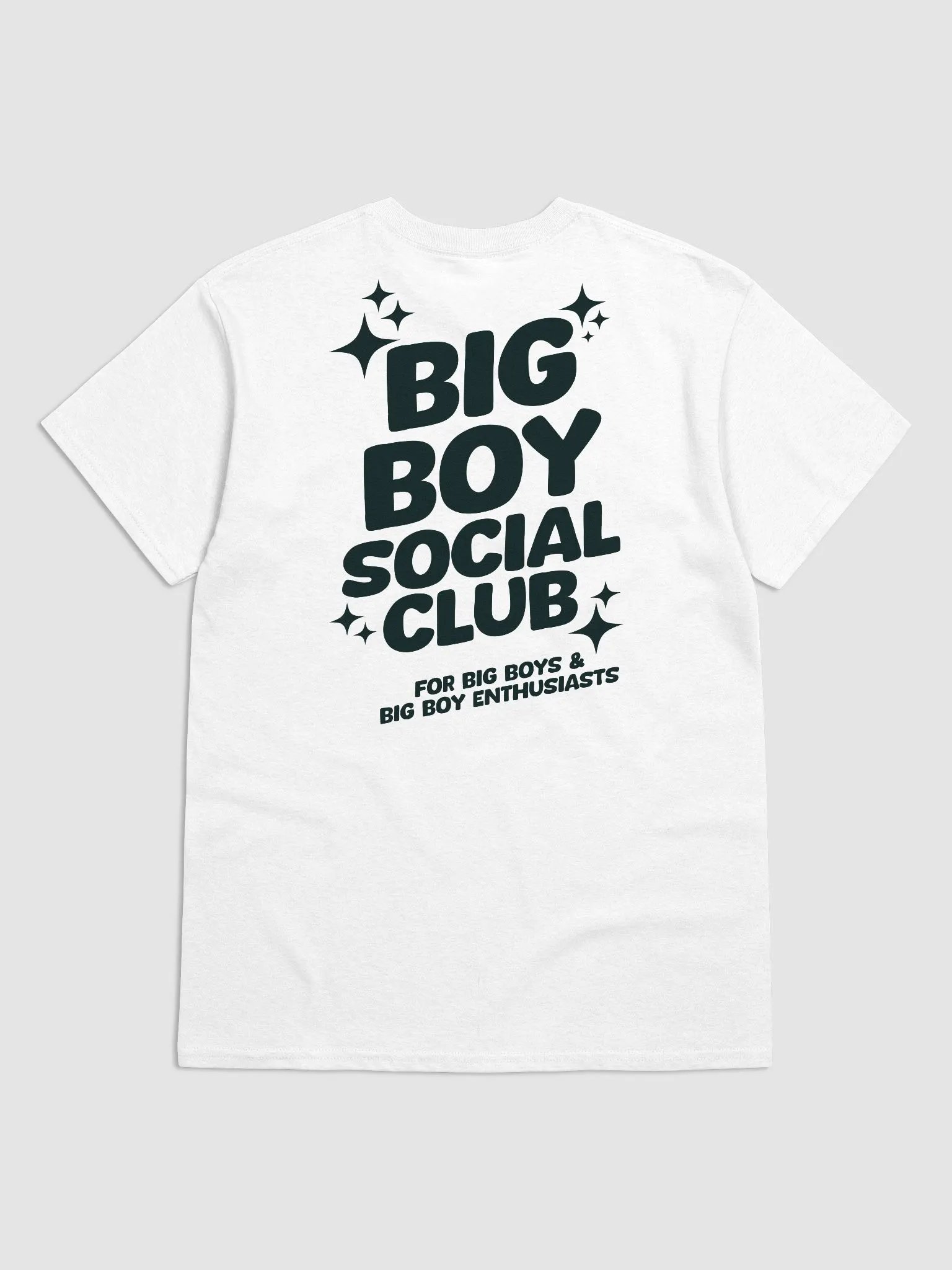 Big Boy Social Club T-Shirt (Black Text) product image (2)
