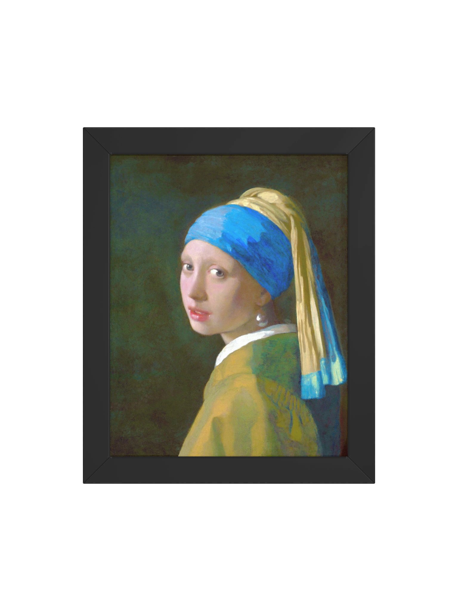 Girl with a Pearl Earring — Small Framed Matte Poster product image (8)