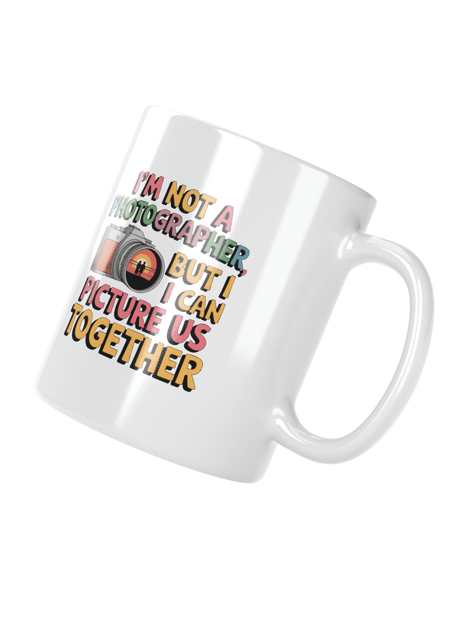 Photographer Valentine's Day Gift | I Can Picture Us Together Mug | Camera Love Pun Gift product image (3)