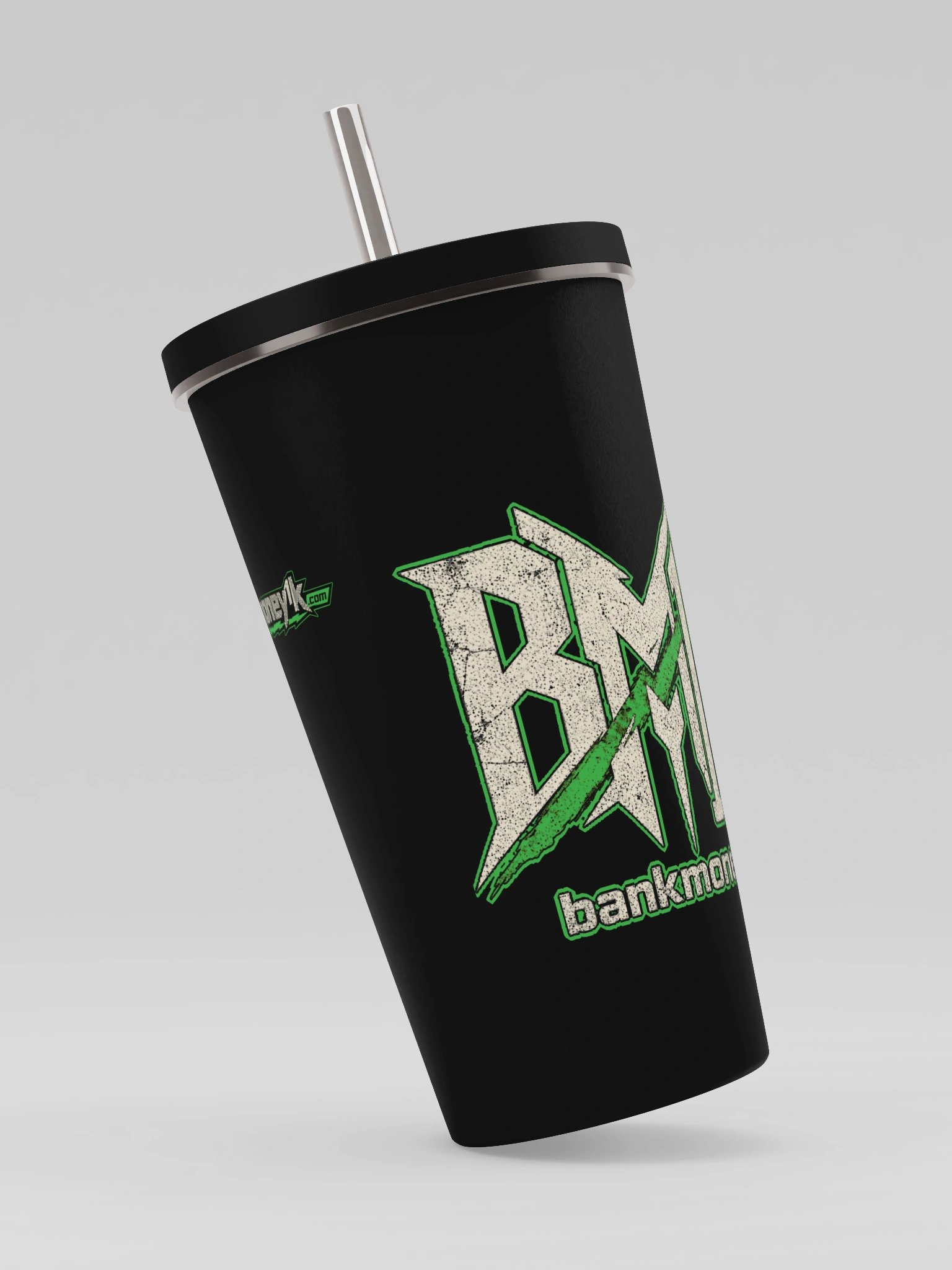 BM1K Signature Logo Insulated Tumbler with Straw — First Edition product image (6)